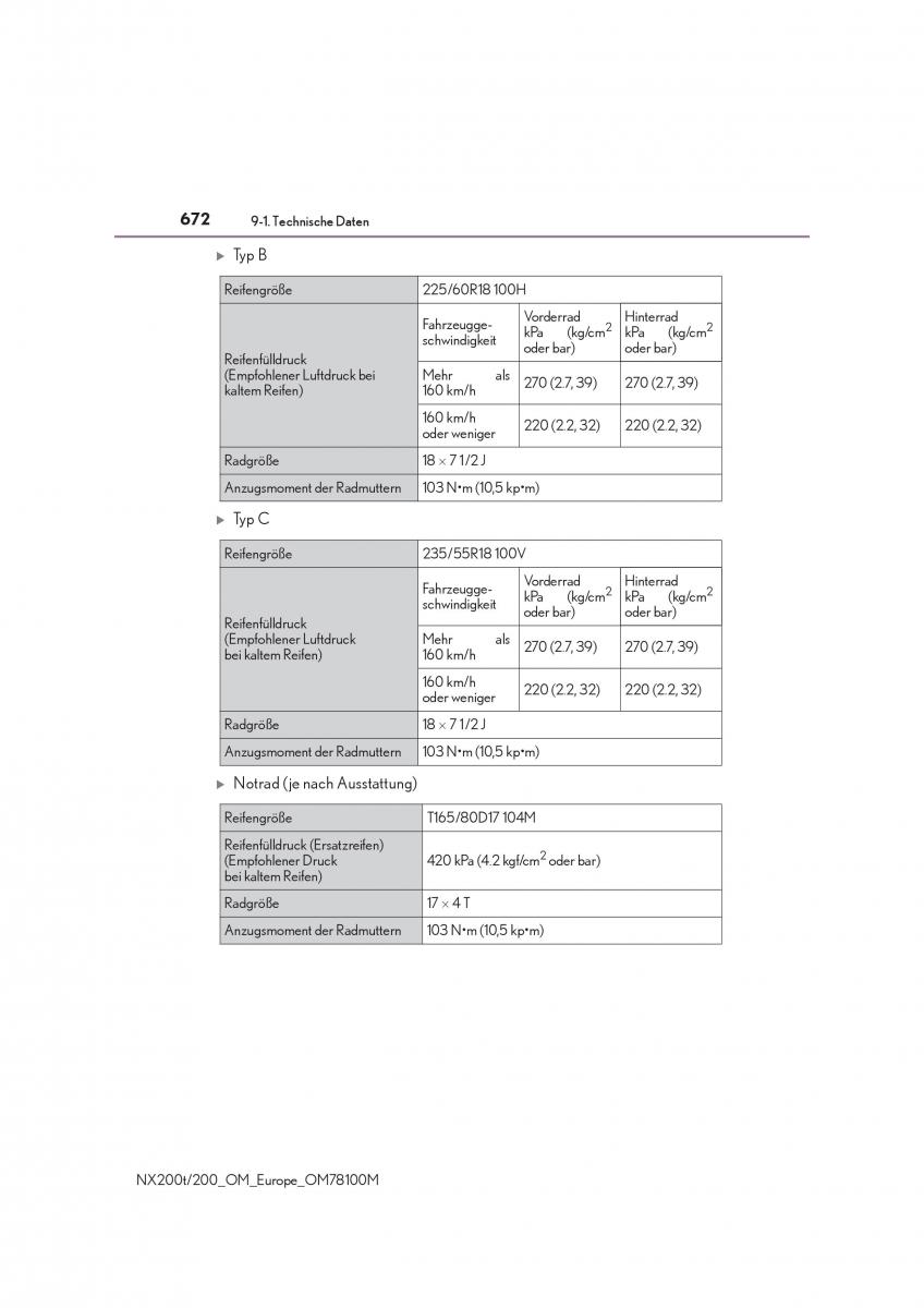 Lexus NX Handbuch / page 672