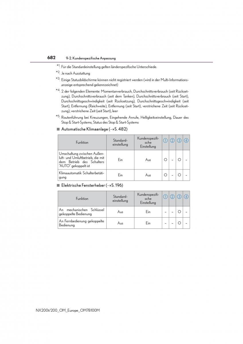 Lexus NX Handbuch / page 682