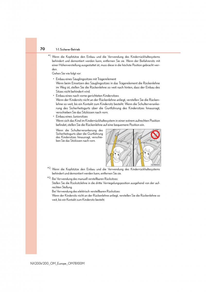 Lexus NX Handbuch / page 70