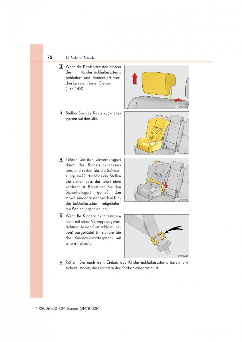 Lexus NX Handbuch / page 72