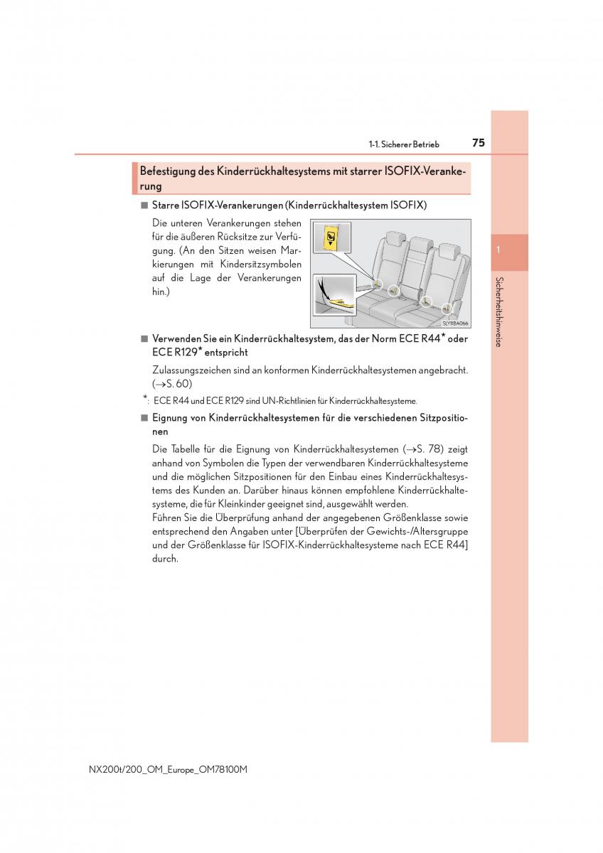 Lexus NX Handbuch / page 75