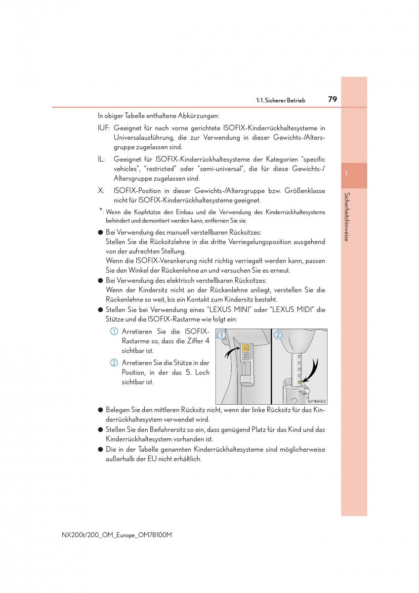 Lexus NX Handbuch / page 79