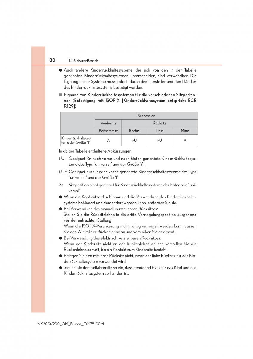 Lexus NX Handbuch / page 80