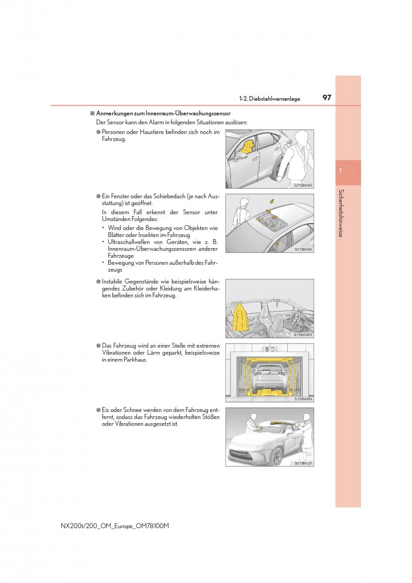 Lexus NX Handbuch / page 97