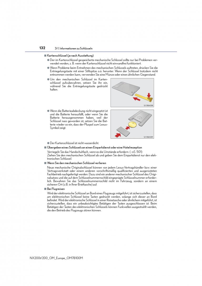 Lexus NX Handbuch / page 132