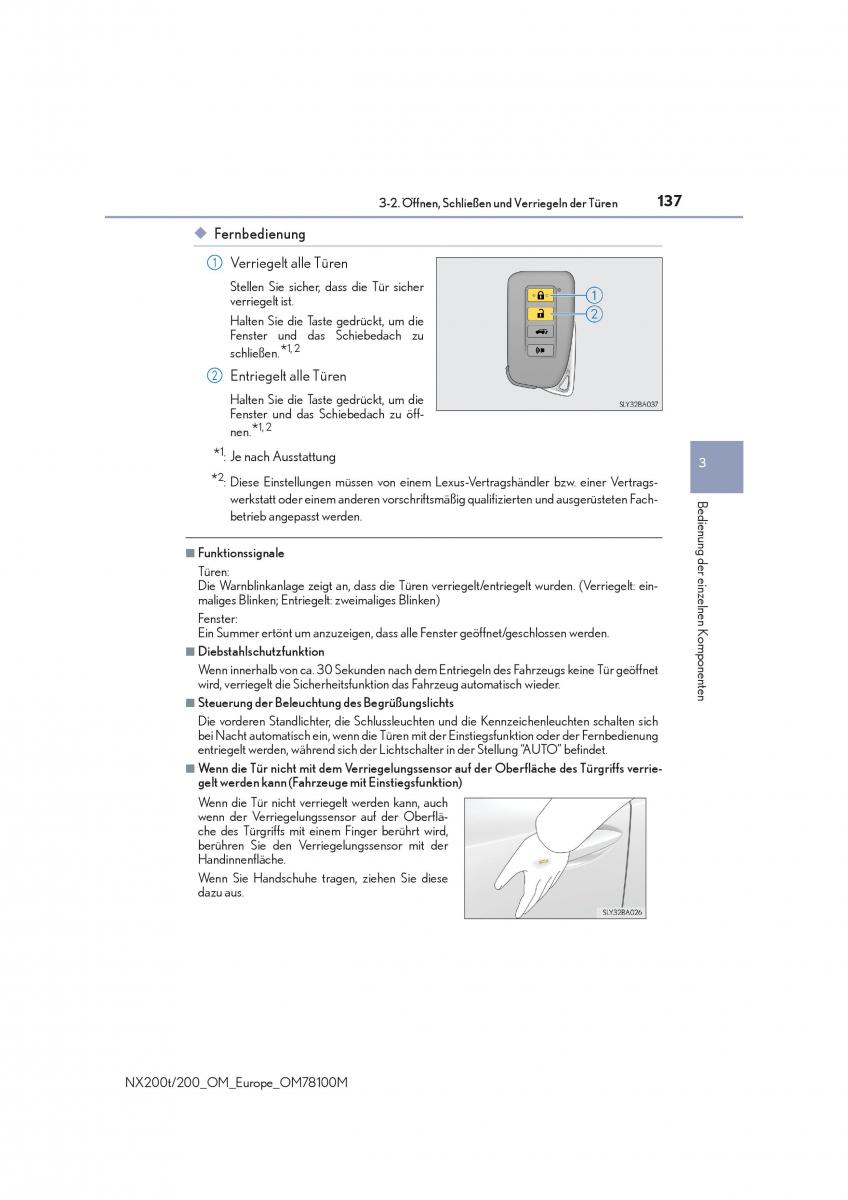 Lexus NX Handbuch / page 137