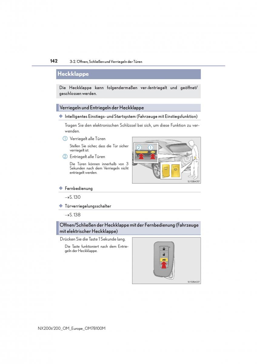 Lexus NX Handbuch / page 142