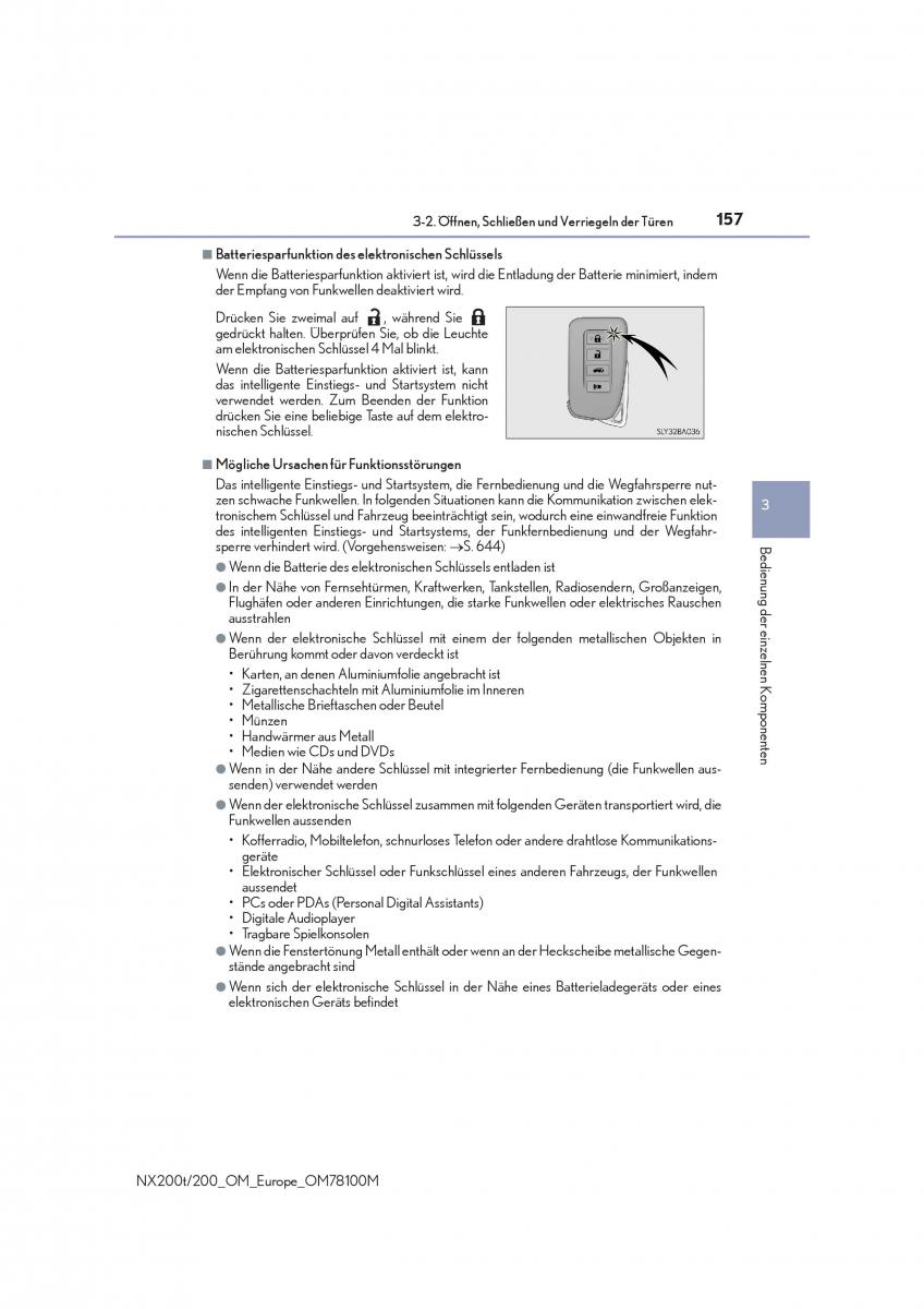 Lexus NX Handbuch / page 157