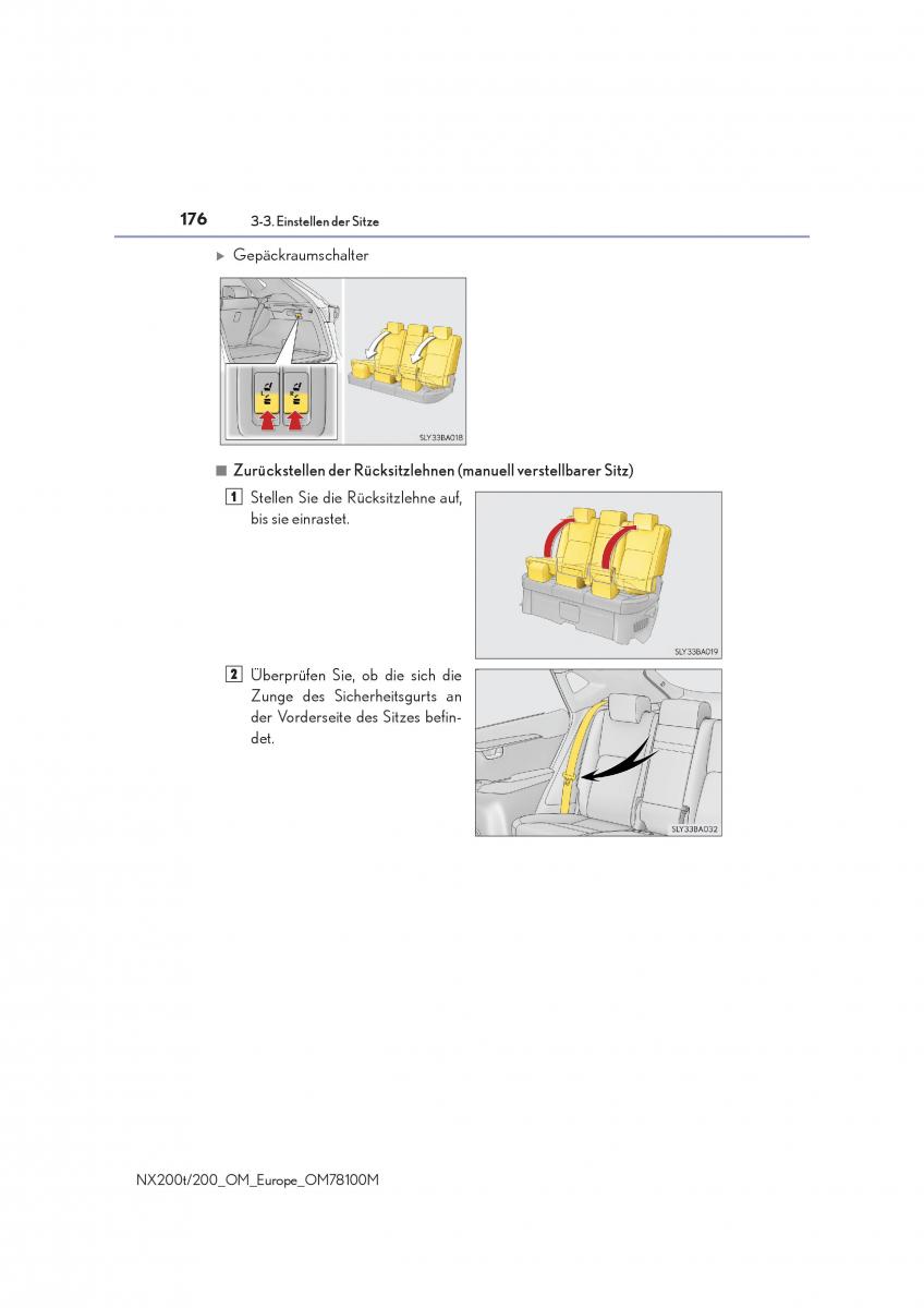 Lexus NX Handbuch / page 176