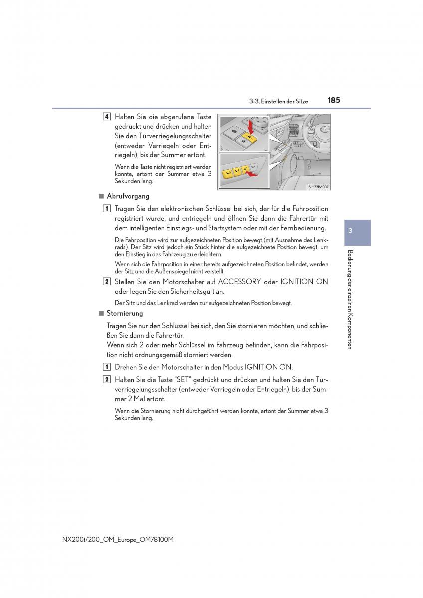 Lexus NX Handbuch / page 185