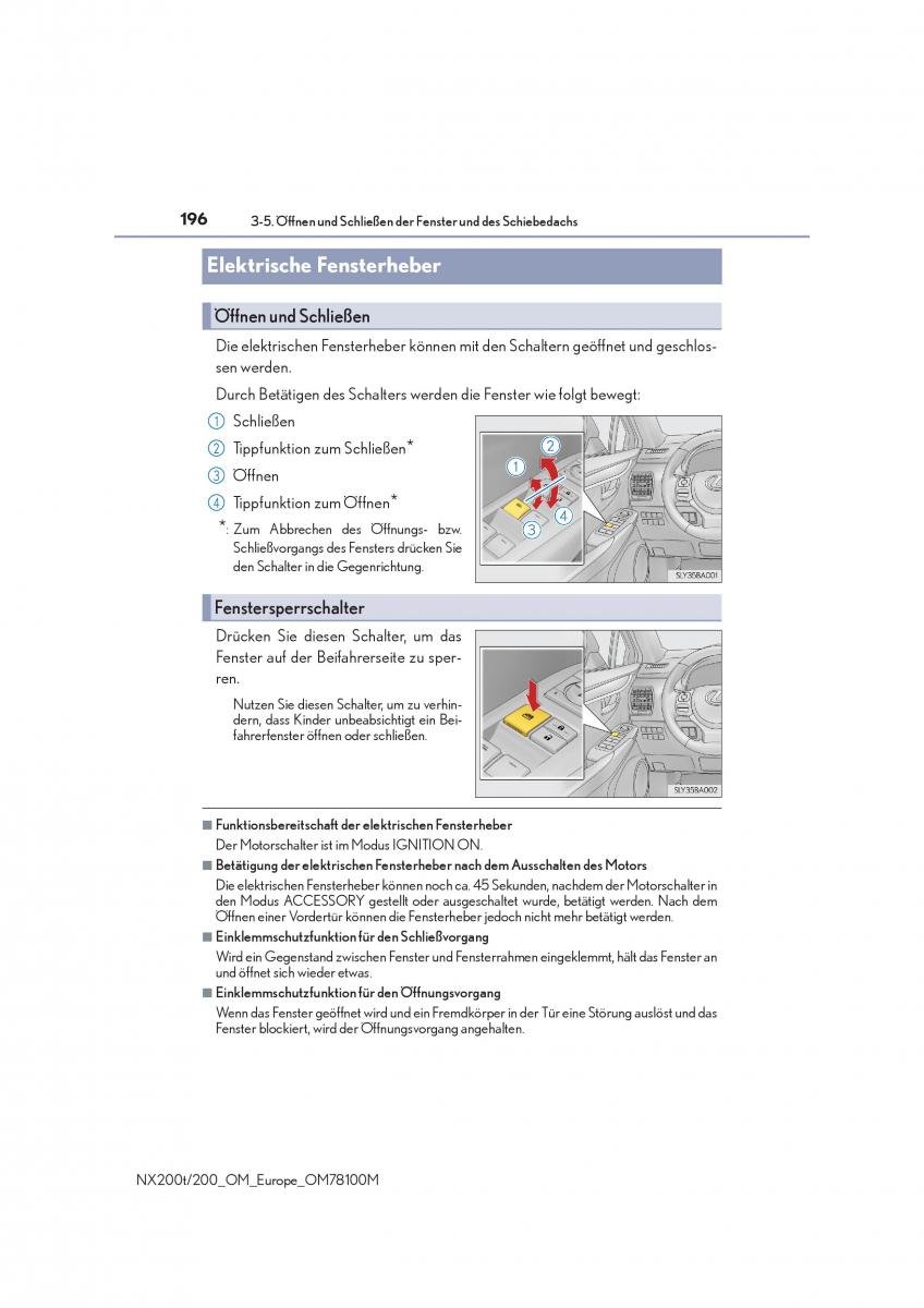 Lexus NX Handbuch / page 196