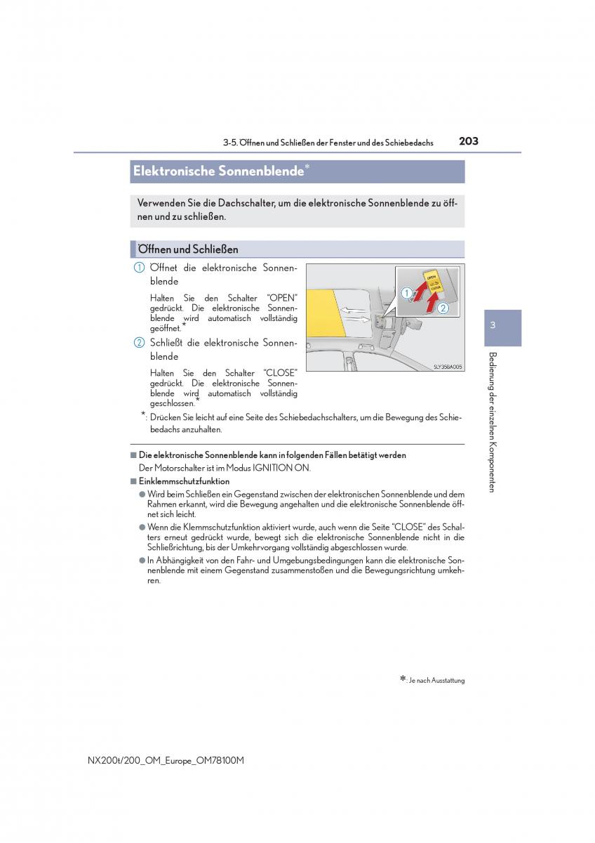 Lexus NX Handbuch / page 203