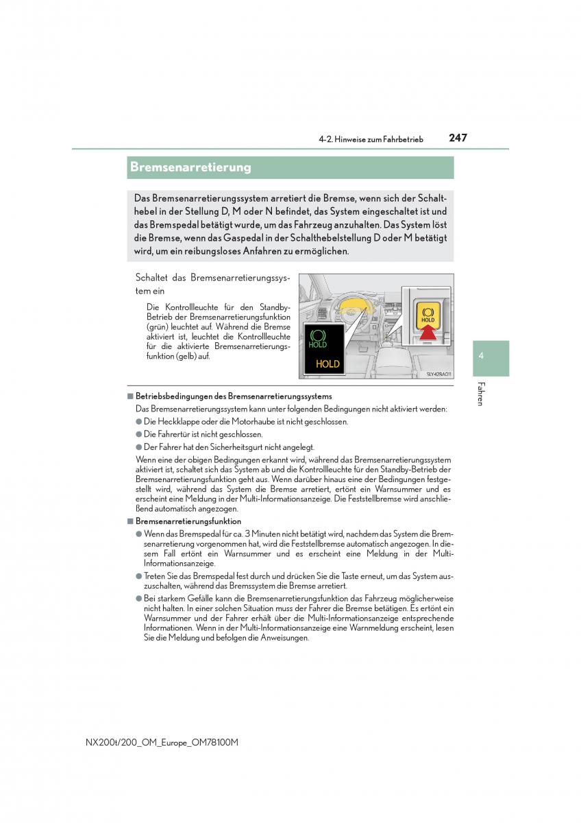 Lexus NX Handbuch / page 247