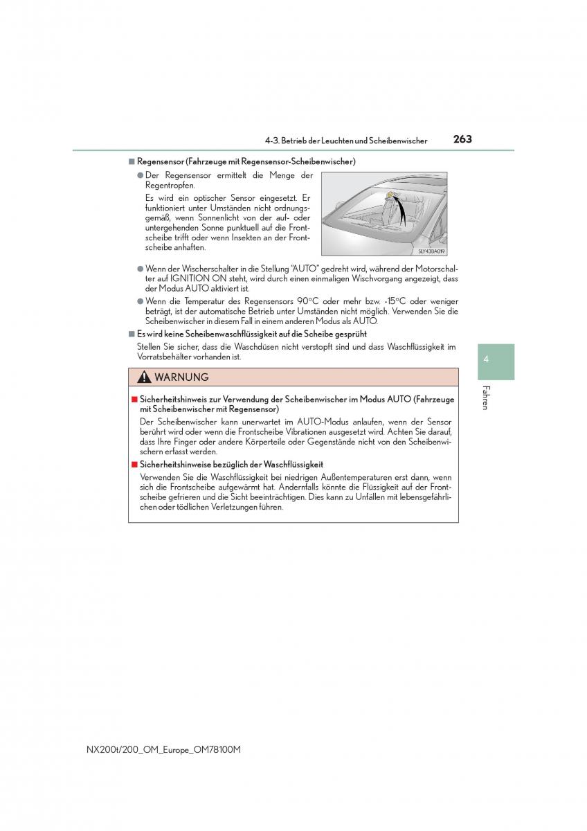 Lexus NX Handbuch / page 263