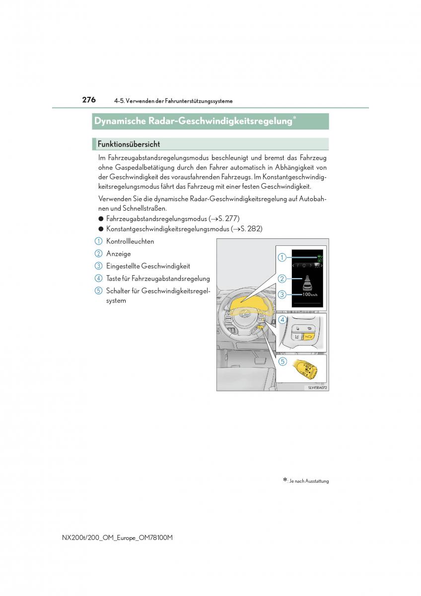 Lexus NX Handbuch / page 276