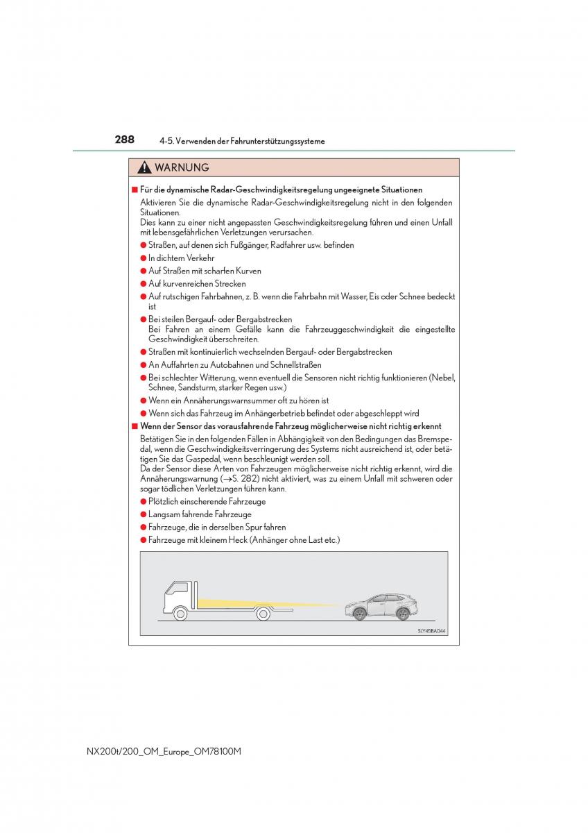 Lexus NX Handbuch / page 288