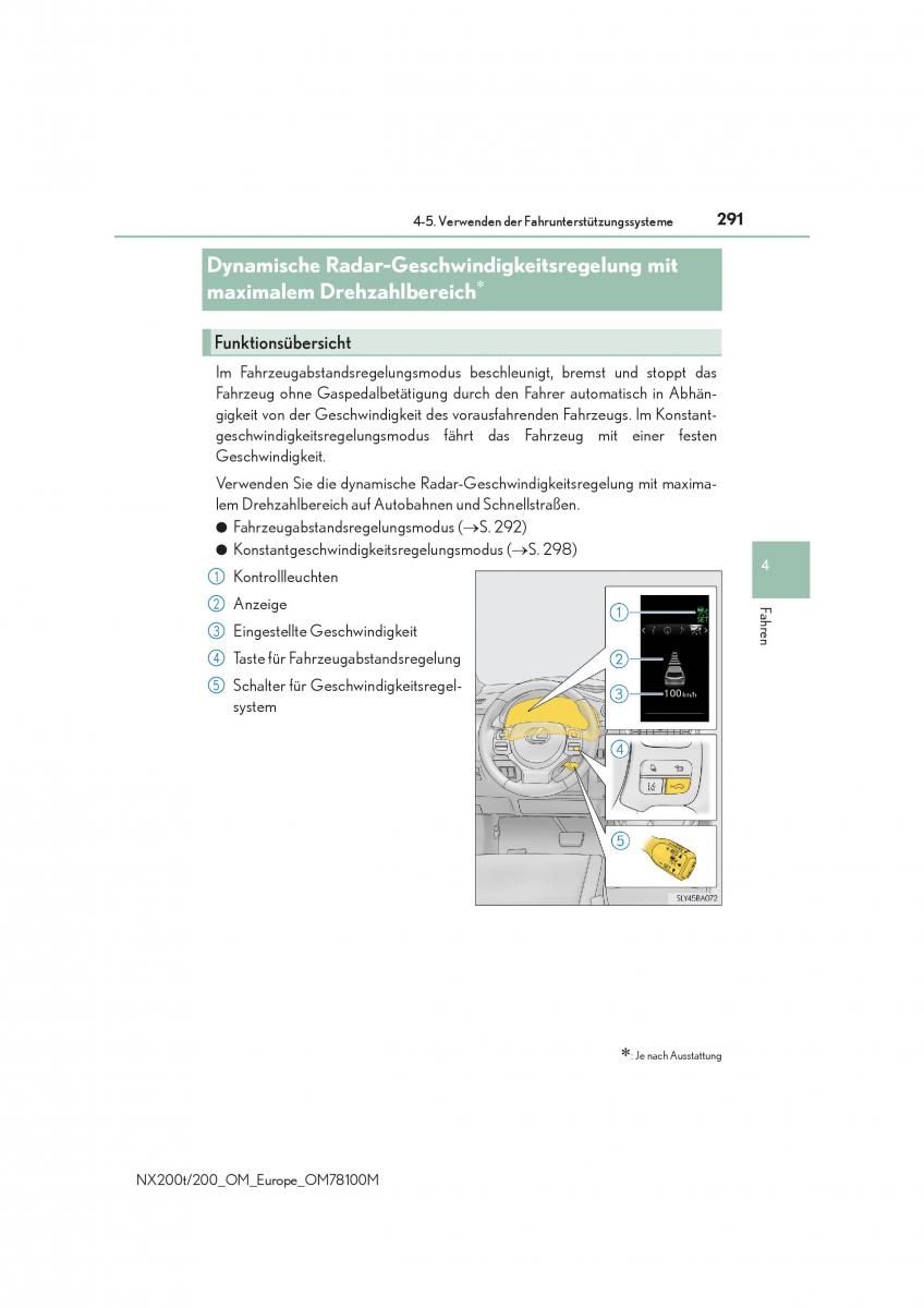 Lexus NX Handbuch / page 291