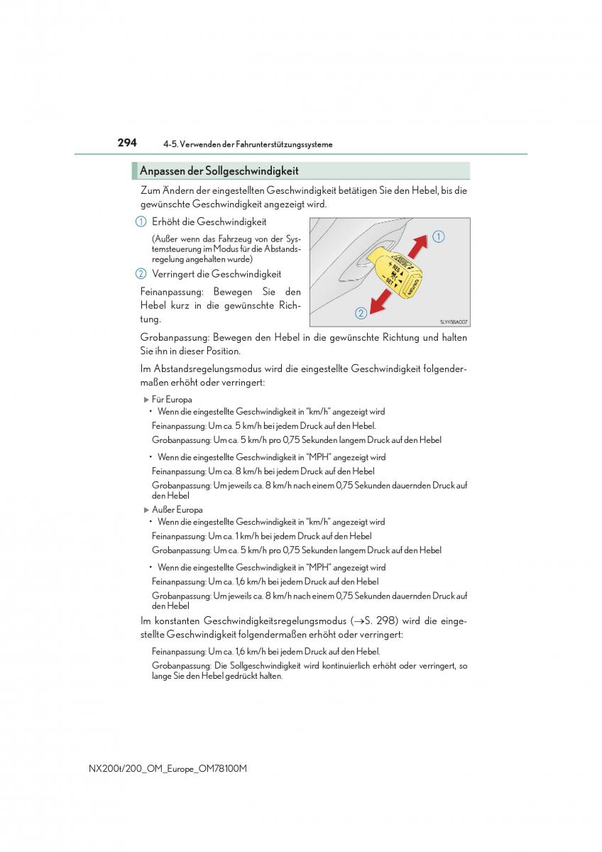 Lexus NX Handbuch / page 294