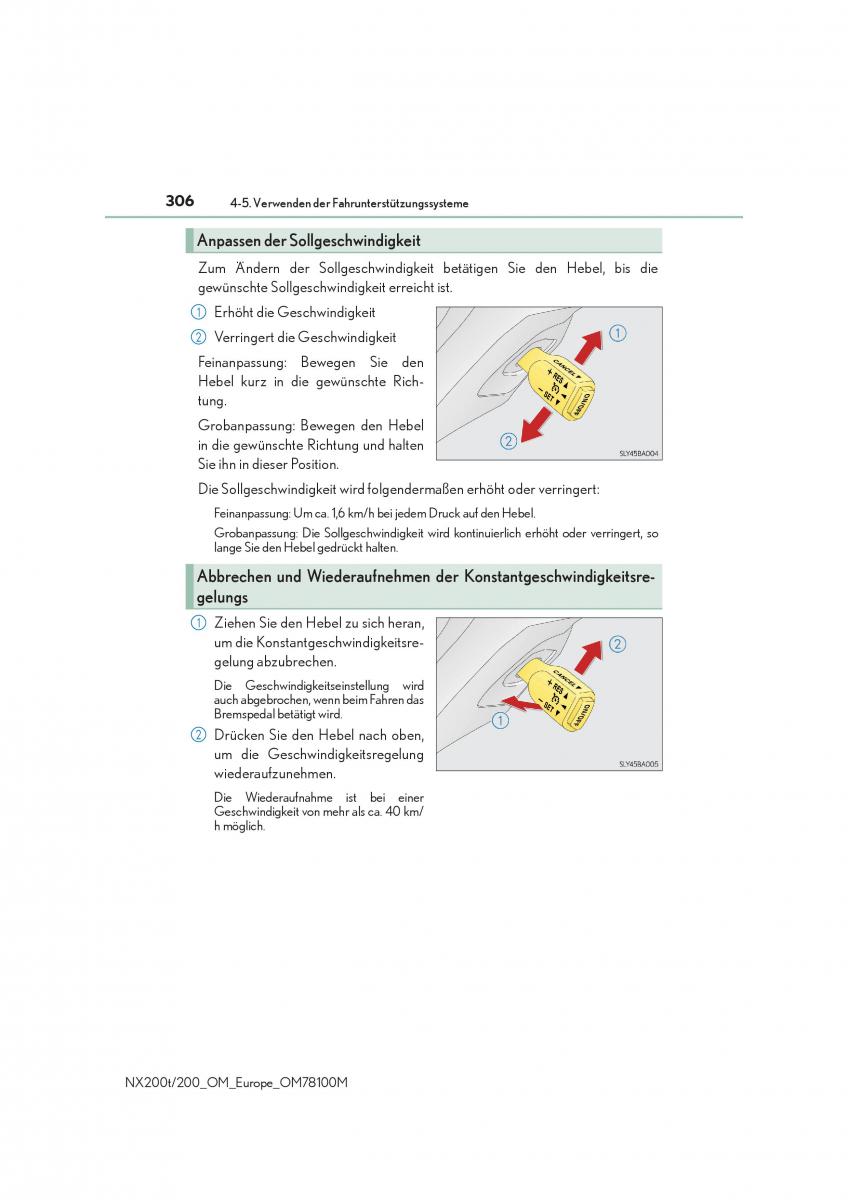 Lexus NX Handbuch / page 306