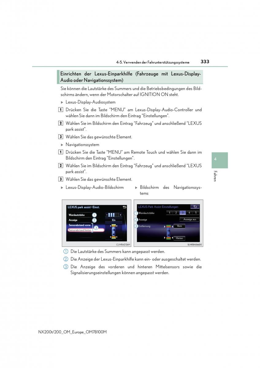 Lexus NX Handbuch / page 333