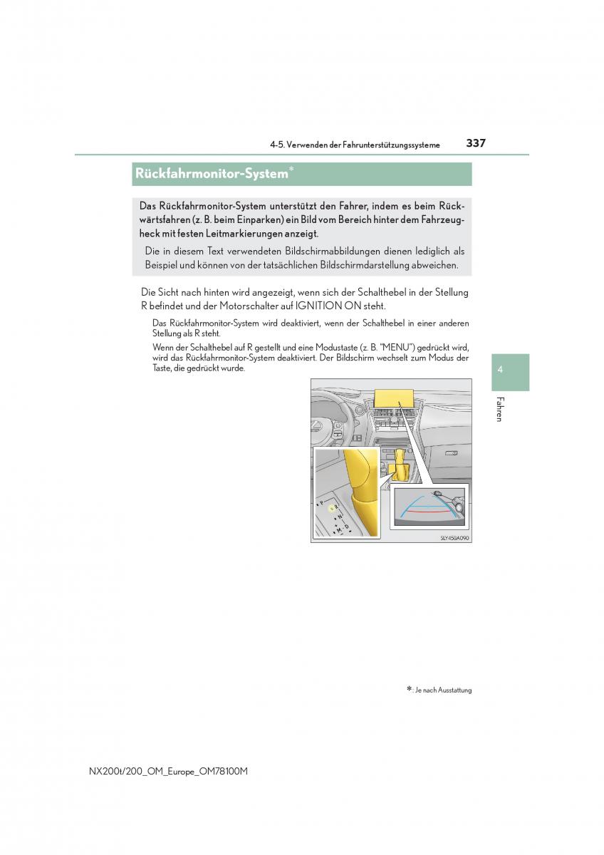 Lexus NX Handbuch / page 337