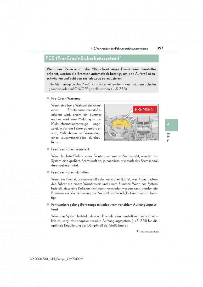 Lexus NX Handbuch / page 357