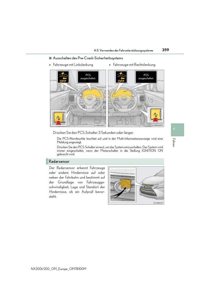 Lexus NX Handbuch / page 359