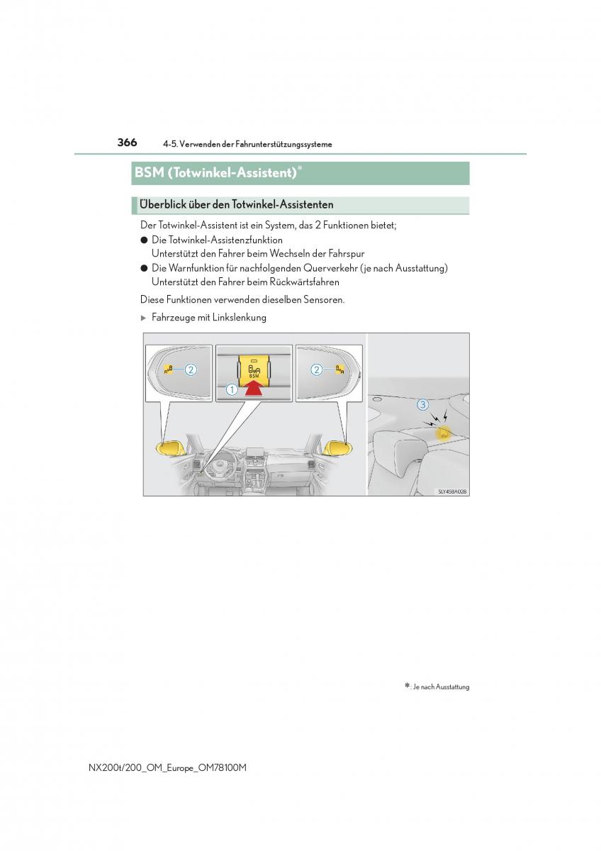 Lexus NX Handbuch / page 366