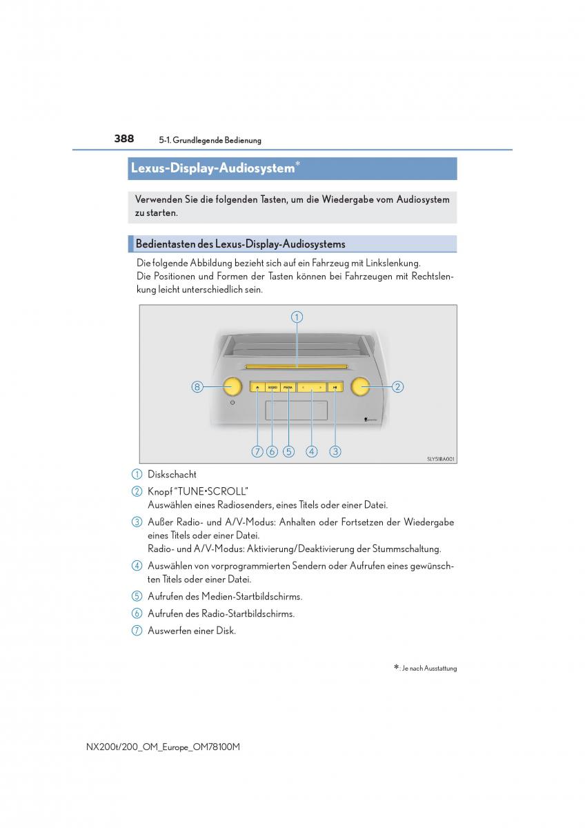 Lexus NX Handbuch / page 388