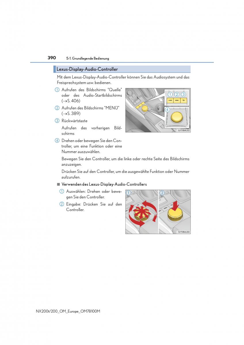 Lexus NX Handbuch / page 390