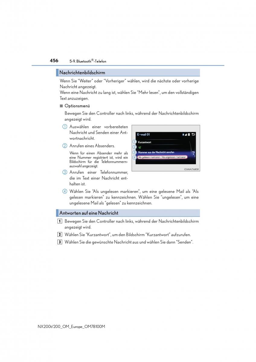 Lexus NX Handbuch / page 456