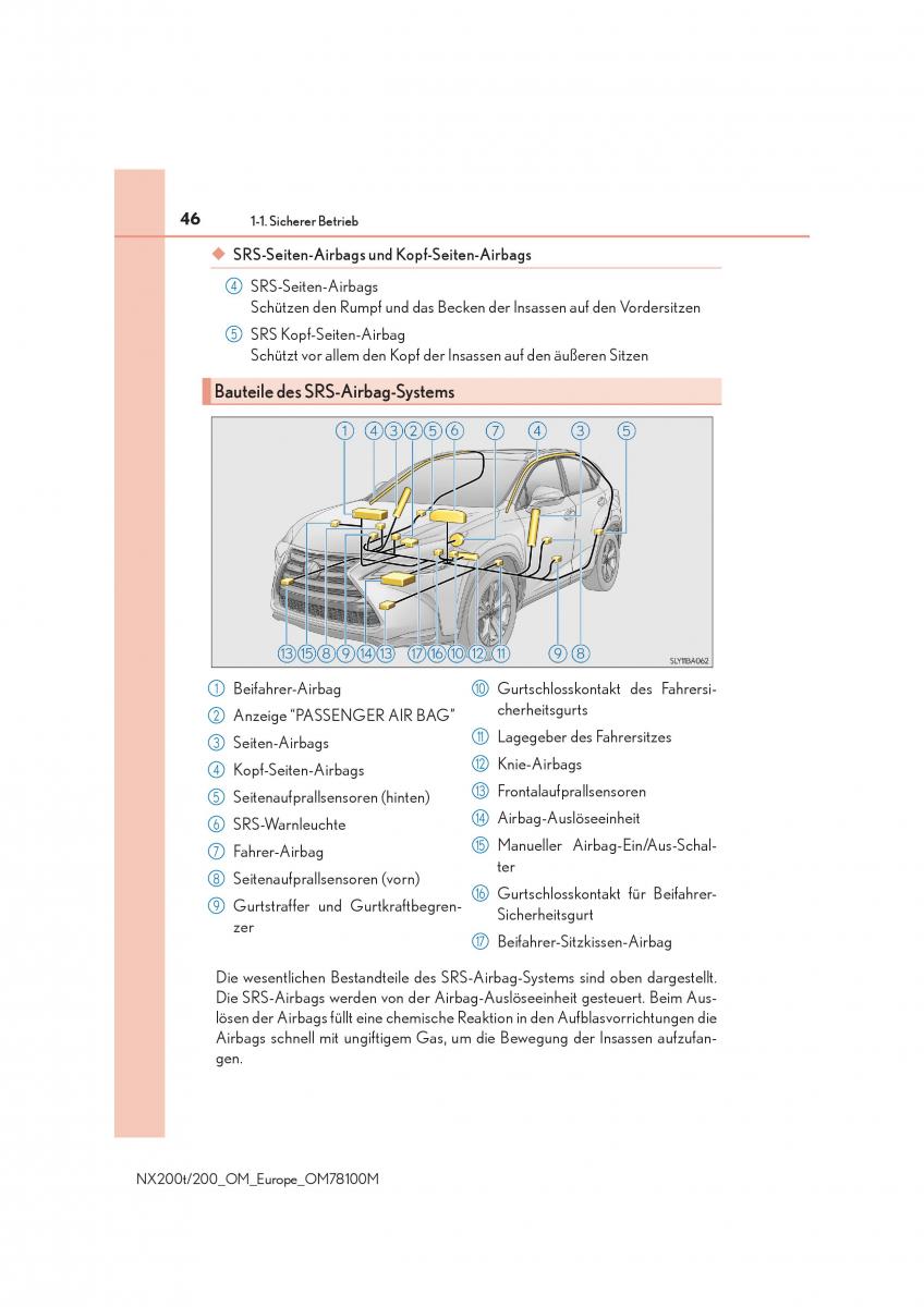 Lexus NX Handbuch / page 46