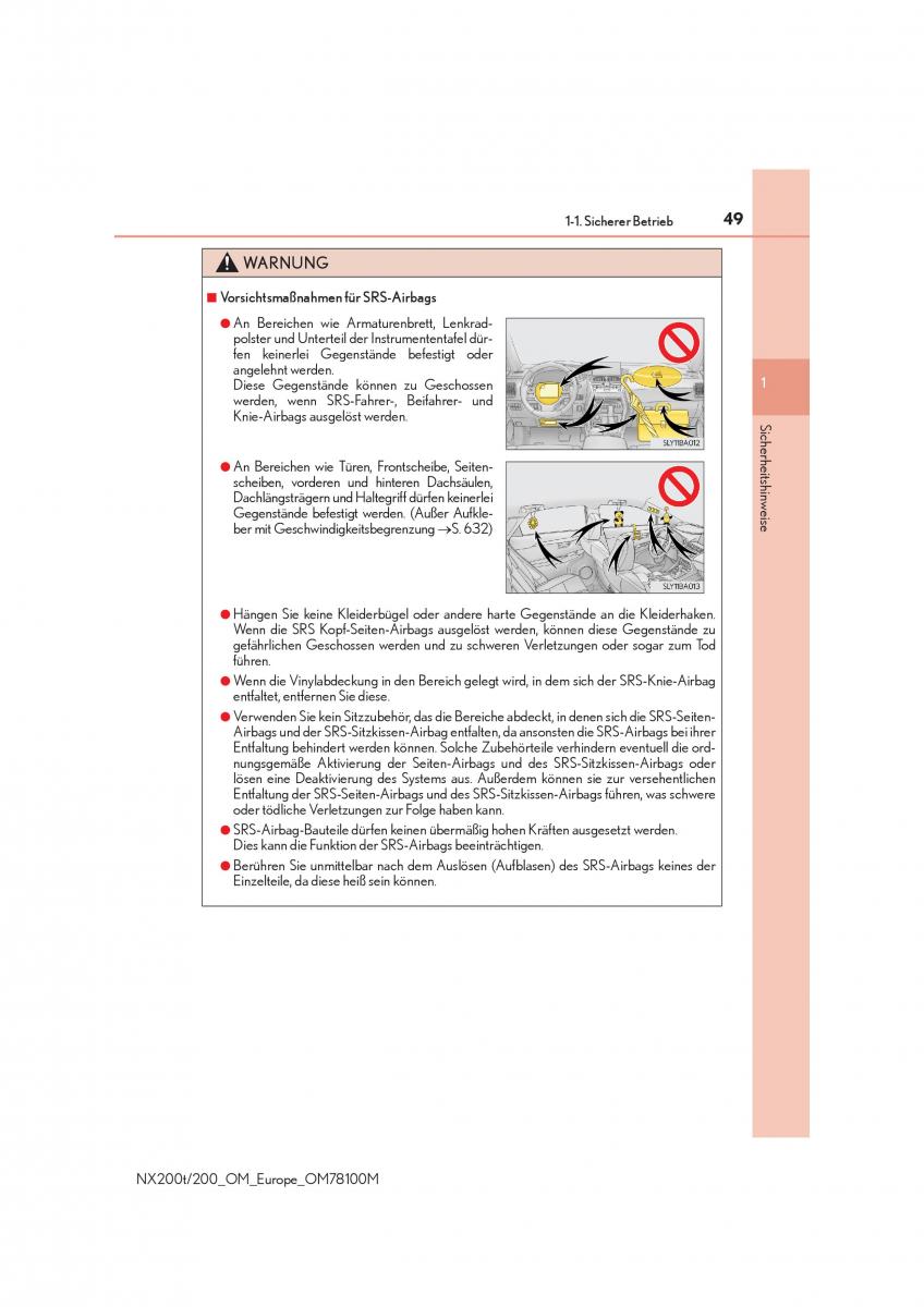 Lexus NX Handbuch / page 49