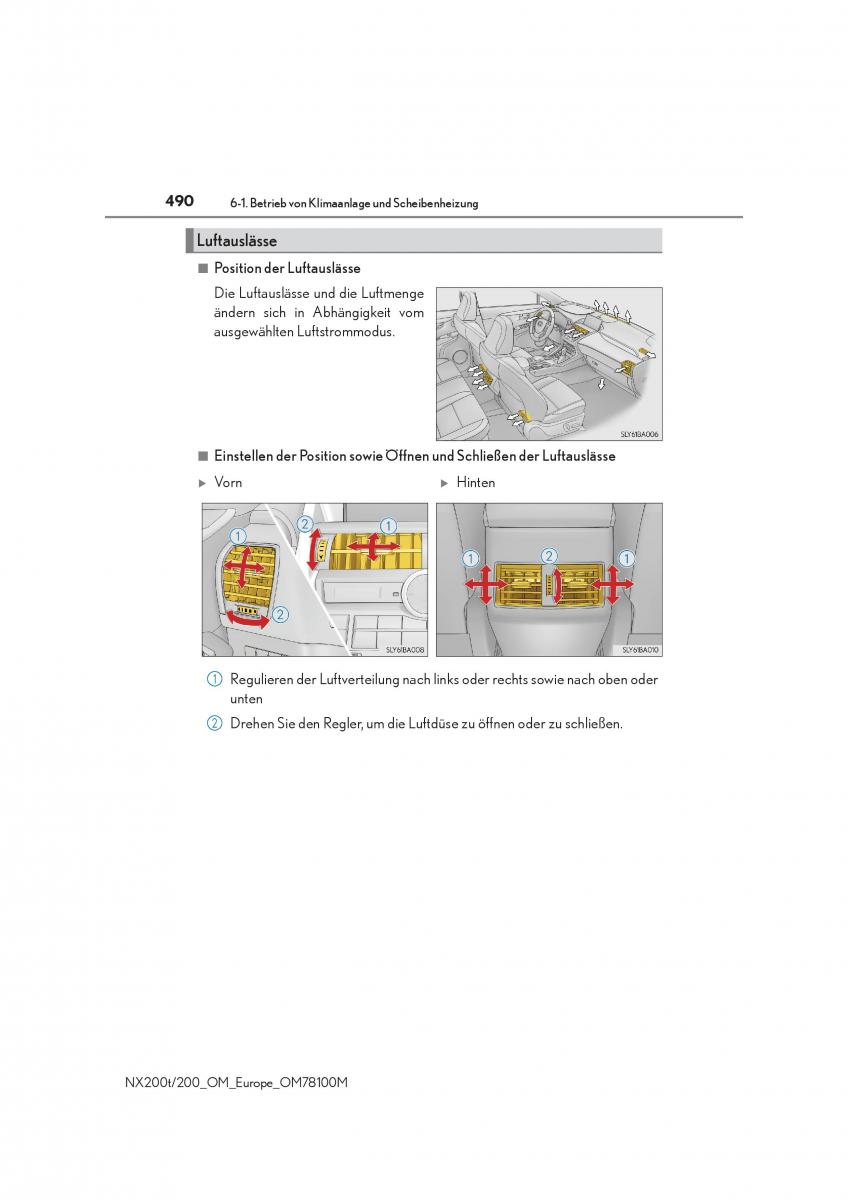 Lexus NX Handbuch / page 490