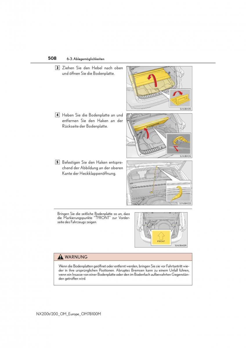 Lexus NX Handbuch / page 508