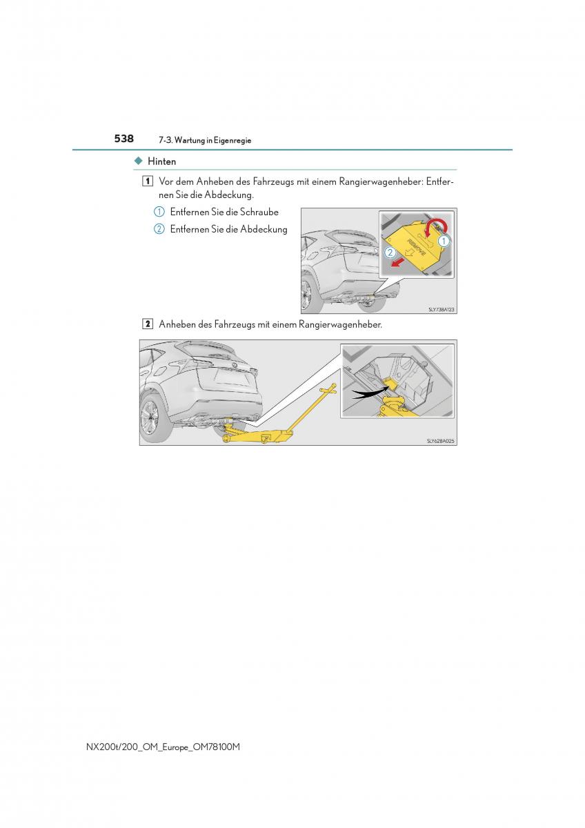 Lexus NX Handbuch / page 538