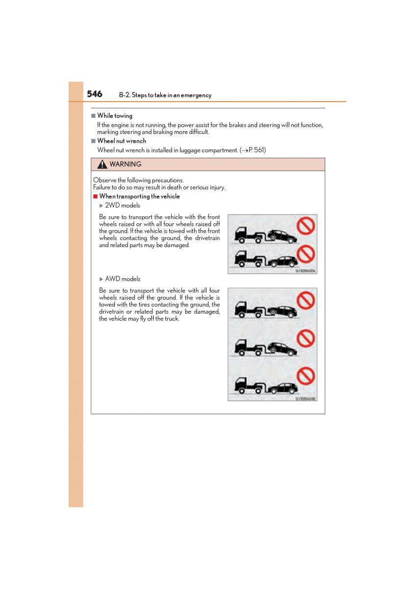 Lexus NX owners manual / page 548