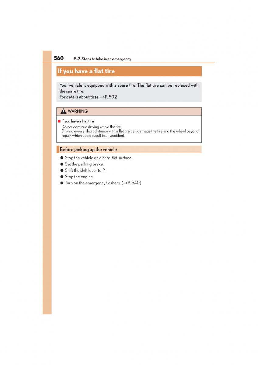 Lexus NX owners manual / page 562