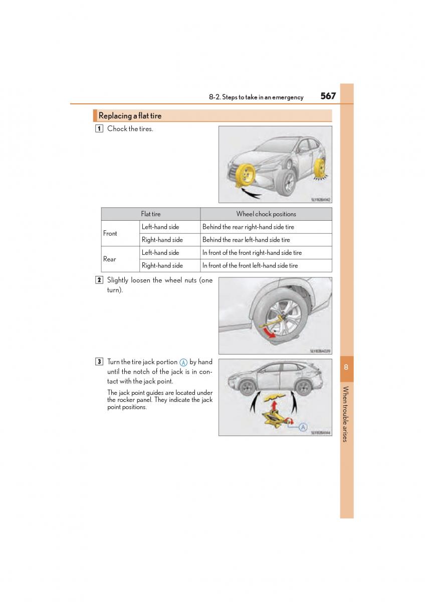 Lexus NX owners manual / page 569