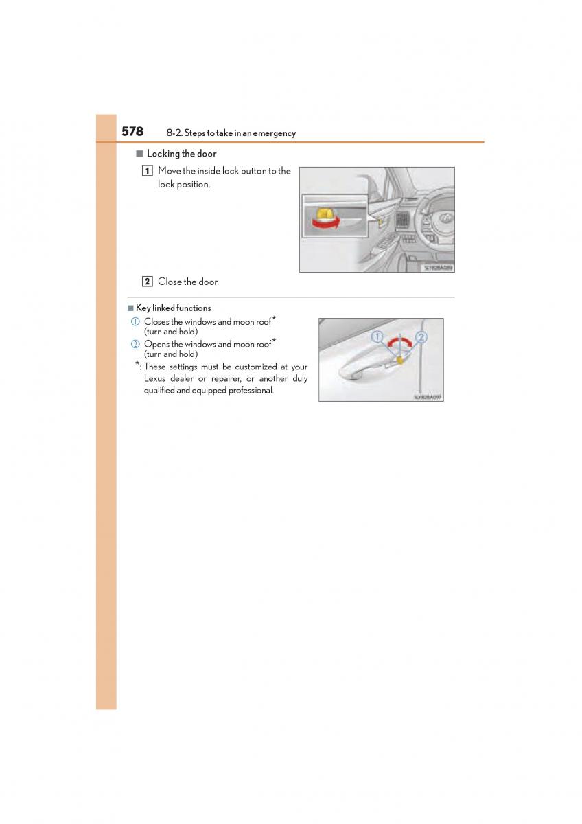 Lexus NX owners manual / page 580