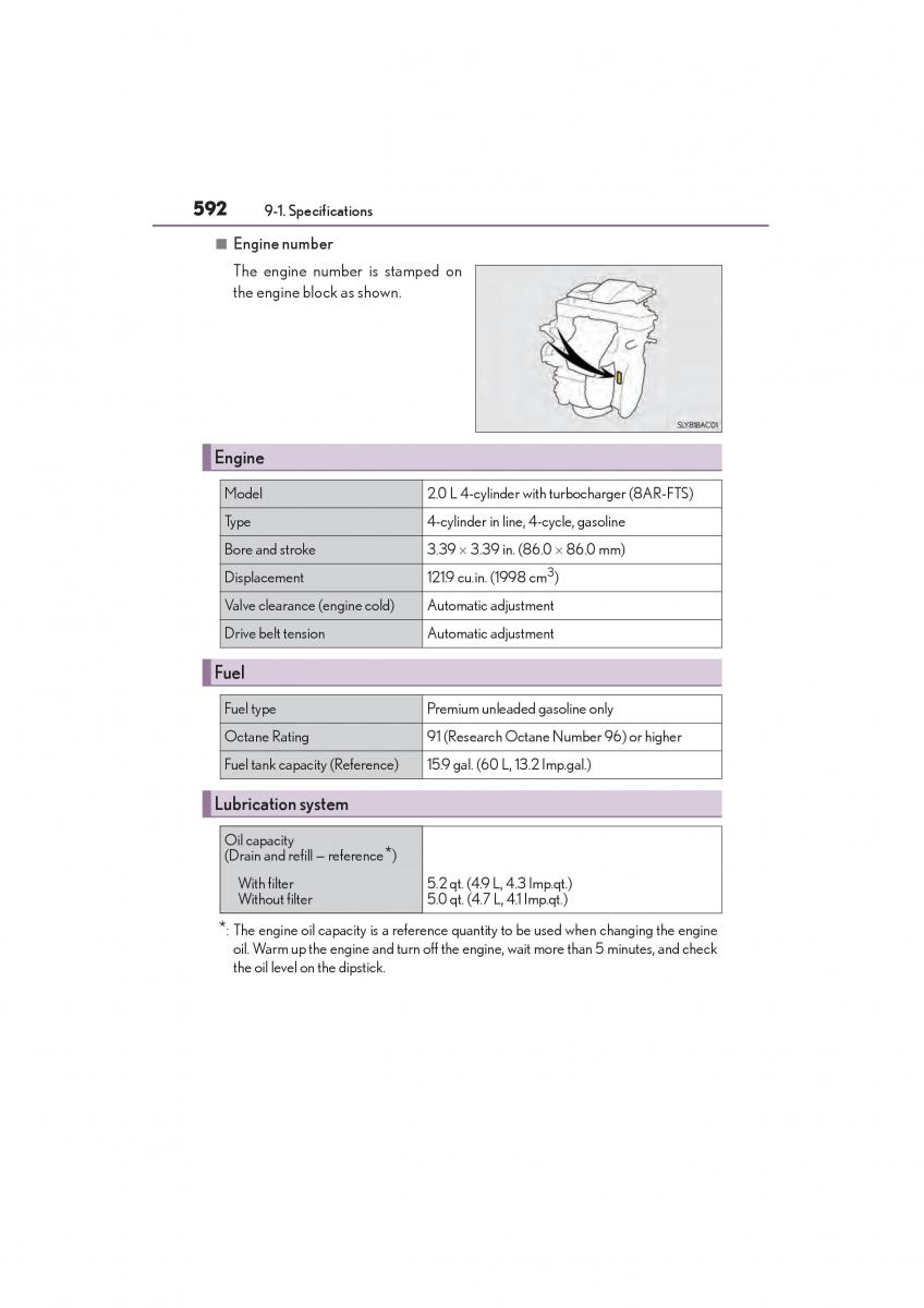 Lexus NX owners manual / page 594