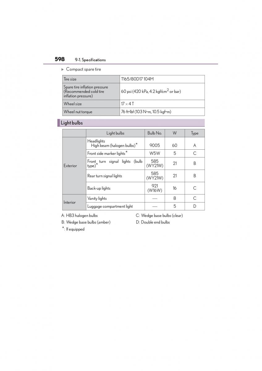 Lexus NX owners manual / page 600