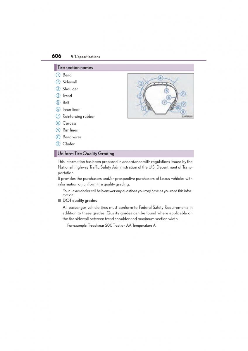 Lexus NX owners manual / page 608