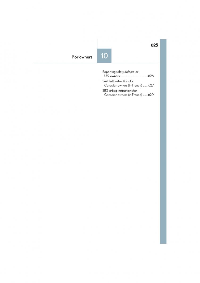 Lexus NX owners manual / page 627