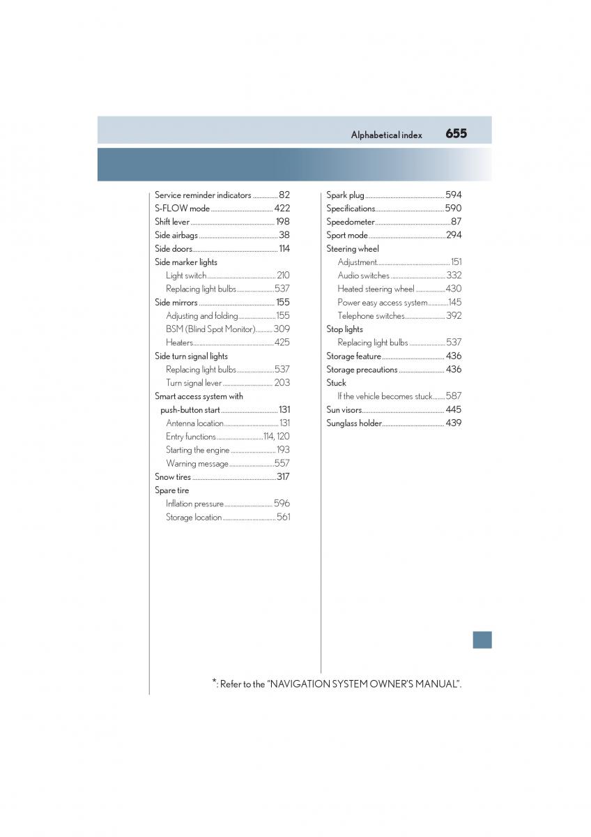 Lexus NX owners manual / page 657