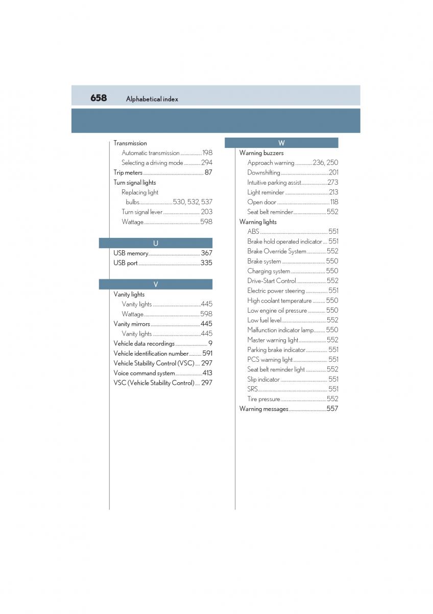 Lexus NX owners manual / page 660