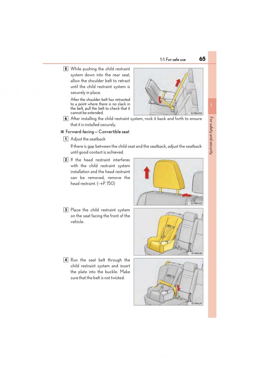 Lexus NX owners manual / page 67