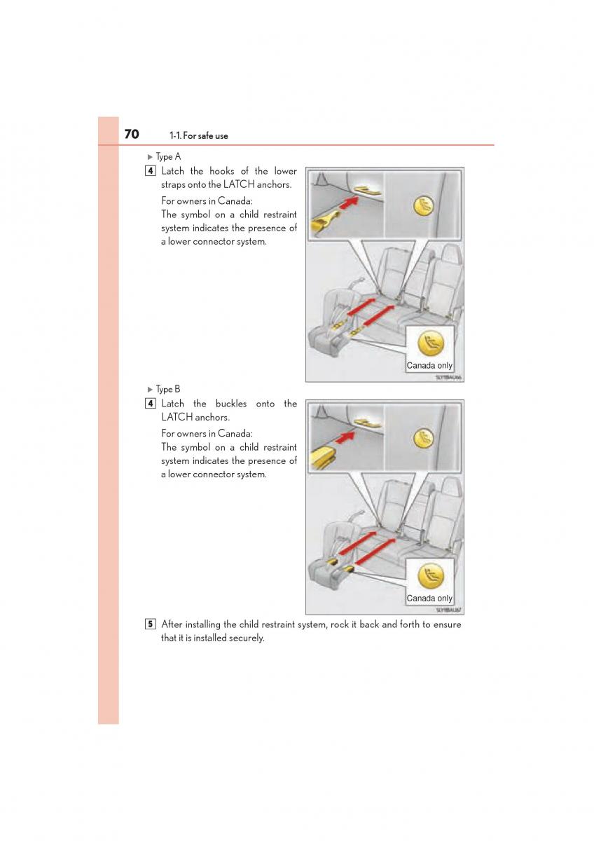 Lexus NX owners manual / page 72