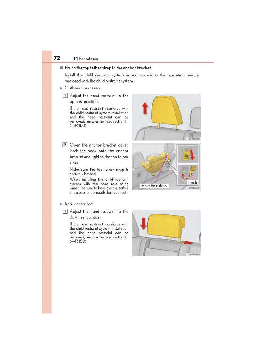 Lexus NX owners manual / page 74