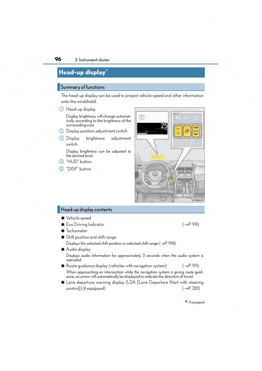 Lexus NX owners manual / page 98